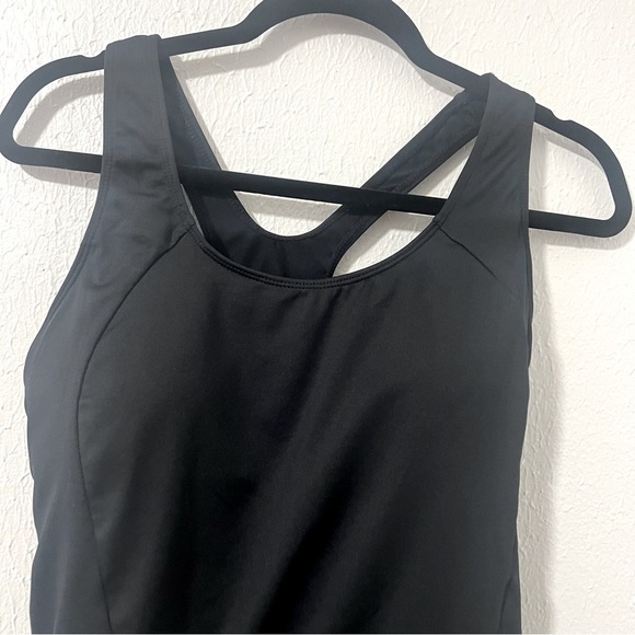 BALEAF Women's XL/42 Black Racerback One Piece Training Swimwear Bathing Suit - Picture 3 of 8